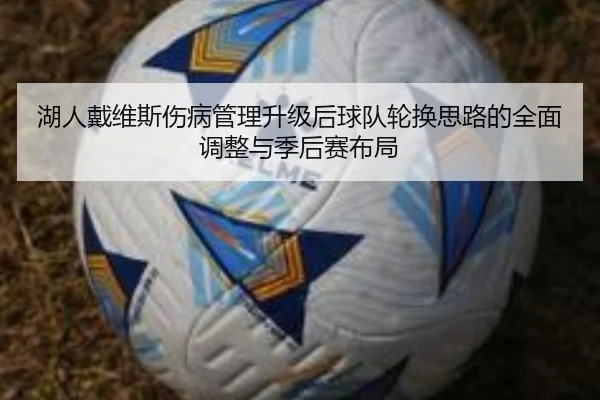 湖人戴维斯伤病管理升级后球队轮换思路的全面调整与季后赛布局