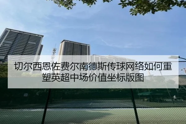 切尔西恩佐费尔南德斯传球网络如何重塑英超中场价值坐标版图
